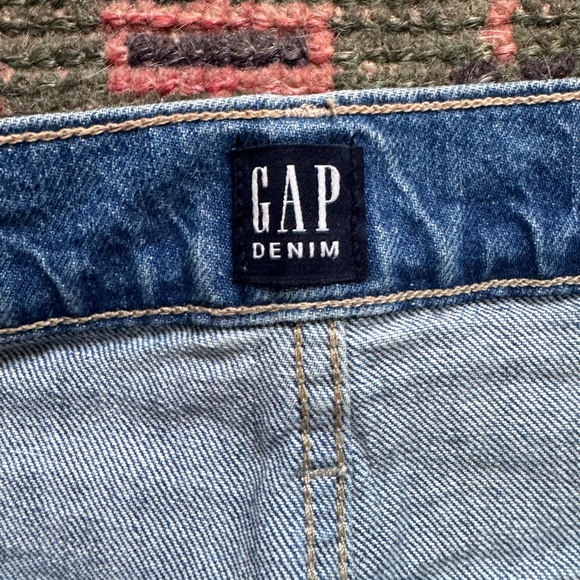 GAP Ankle Flare Distressed Blue Jeans. 24R/00 - Picture 9 of 11